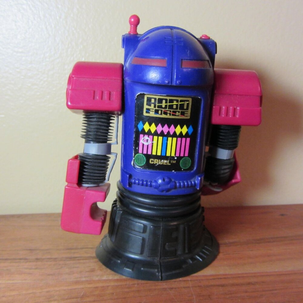 3 for $60 - robo force vintage 1984 cruel the detonator action figure (T374)